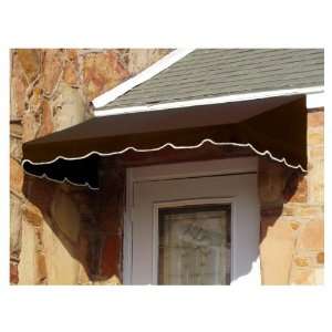   Wide x 26 Projection Brown Low Eave Window/Door Awning EF1030 4BRN