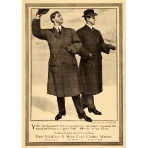  1909 Ad Hart Schaffner & Marx Good Clothes Makers Coat 