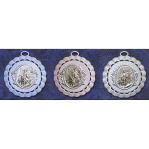  White Guardian Angel Crib Medallion: Jewelry