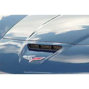   : Corvette 06 10 ACC Laser Mesh SS Hood Vent Grille 2057: Automotive
