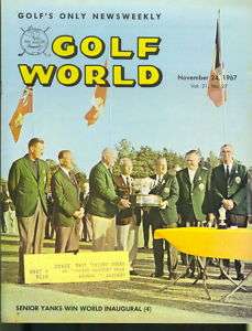 1967 Golf World Magazine: World Council Senior Team  