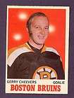 1970 OPC O Pee Chee #1 Gerry Cheevers Bruins (EX/MT) *5
