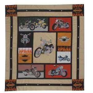 Patch Magic King Motorcycle Quilt 