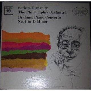 Johannes Brahms Piano Concerto No. 1, in D Minor / Rudolf Serkin 