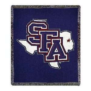  Stephen F. Austin Tapestry University Throw Sports 