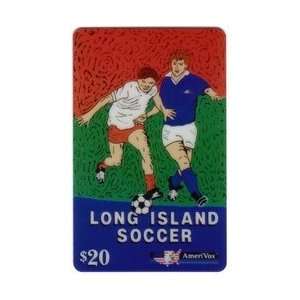   20. Long Island Soccer (Artistic   Two Men Playing Soccer) PROOF
