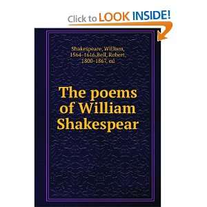   Shakespear,: William Bell, Robert, Shakespeare:  Books