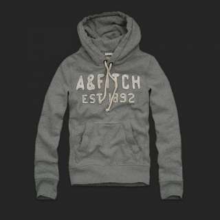Abercrombie Mens Hoodie Small Grey New A&F Sale S Fitch Jumper  