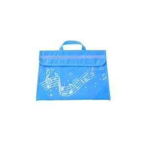  Wavy Stave Music Bag   Light Blue Musical Instruments