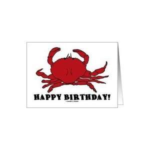  Happy Birthday (Red Crab Cancer Astrological Zodiac Sign 