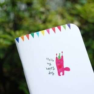 Adorable Cartoon Animal Note Diary Message Book Memopad Notepad Agenda 