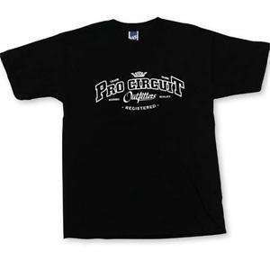  Pro Circuit Outfitters T Shirt , Color Black, Size 2XL 