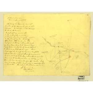  1864 Civil War map of Landowners, Georgia, Mariett: Home 