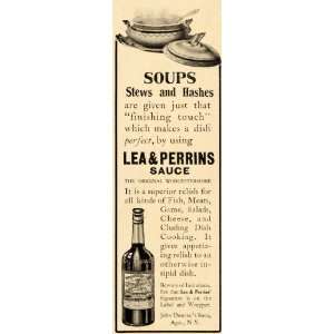   Lea Perrins Sauce Worcestershire   Original Print Ad