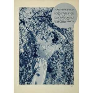  1933 Claudette Colbert Paramount Film Movie Actor Print 