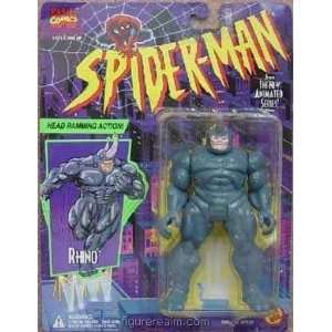  Spider Man TAS Head Ramming Rhino action Figure: Toys 
