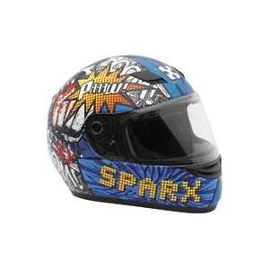  SparX S 07 POW Blue Graphic 09 Special Edition Helmet 