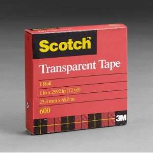   6943) 3/4X72YDS TRANS TAPE 3M DUCT & SPECIALTY TAPE: Office Products