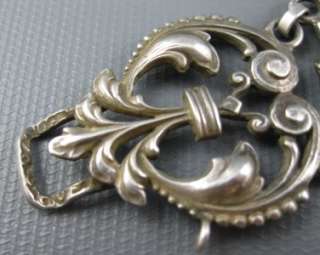 Huge Guglielmo Cini Ornate Gothic Sterling Bracelet 70 Grams Cherubs 