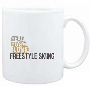   White  Real guys love Freestyle Skiing  Sports