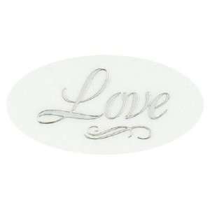  Silver Love Seals (Case of 1): Office Products