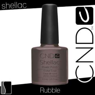 CND Shellac RUBBLE Gel UV Nail Polish 0.25 oz Manicure Soak Off 