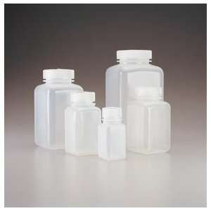 Nalgene HDPE Wide Mouth Square Bottles, 1000mL  Industrial 