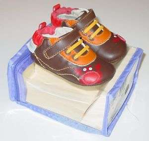 NEW Robeez Mini Shoez CRAB Crib Shoes sz 2 3 4  