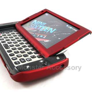 Red Rubberized Hard Cover Case for Samsung Sidekick 4G  