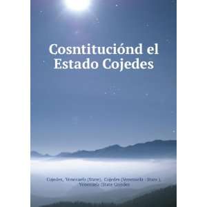   Cojedes (Venezuela  State ), Venezuela (State Cojedes Cojedes Books