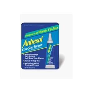  Anbesol Coldsore Therapy Ointment/ Vit E & Aloe 0.25oz 