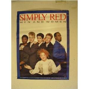  Simply Red Men and Women Shrug Poster 