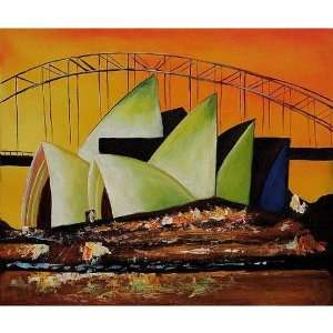 Art Reproduction Oil Painting   Famous Cities: Sydneys Opera House 