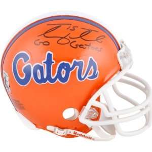  Tim Tebow Autographed Mini Helmet  Details Florida 