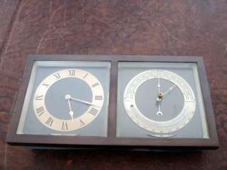 Offering for sale a quality bronze Chelsea clock and Barometer. 11.75 