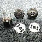 25 Set Thin Bronze Magnetic snaps purse closures, 14mm