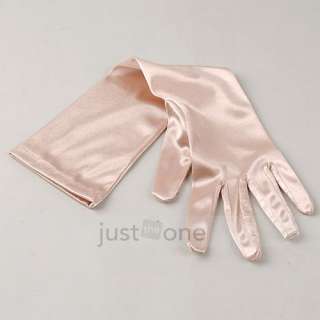 Women Lady Long Satin Gloves for Evening Party Costume Cocktail Prom 