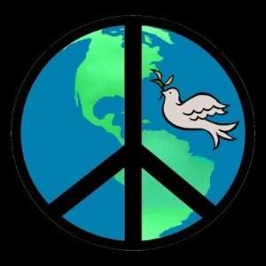  World Peace Sign Sticker: Arts, Crafts & Sewing
