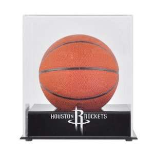  Houston Rockets Mini Basketball Display Case: Sports 