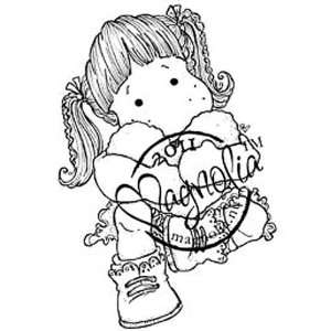 Sweet Crazy Love Cling Stamp Tilda With Cozy Heart:  Home 