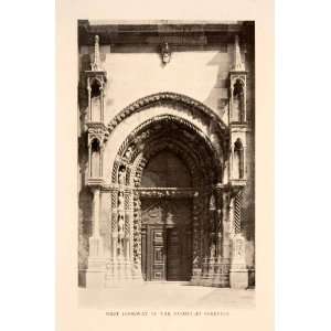 1908 Print Sibenik Sebenico Croatia Cathedral Church Renaissance 