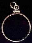 Coin Bezel Sterling Silver for US Silver Dollar  