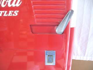 1950s Coca Cola Machine With Attatched Bottle Rack  