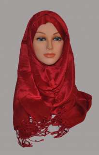 Fancy Shawls Shayla Wrap Hijab Scarf Solid colors 68x24  