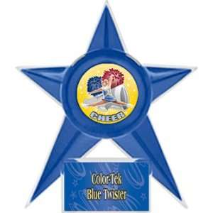  Cheerleading Stellar Ice 7 Trophies 6 Colors BLUE STAR/BLUE TWISTER 
