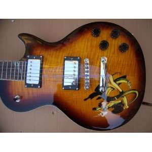   usa lespual custom electric guitar snake body: Musical Instruments