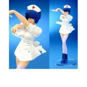  Ikki Tousen Ryomou Shimei Nurse Cosplay White Ver. PVC 