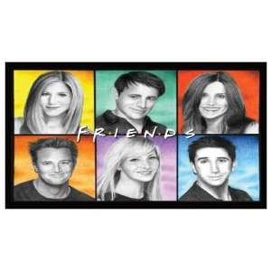  Magnet FRIENDS (Cast) Jennifer Aniston & Courteney Cox 