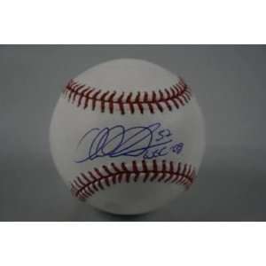  Chad Durbin Autographed Baseball   Phillies 08 Champs Oml 