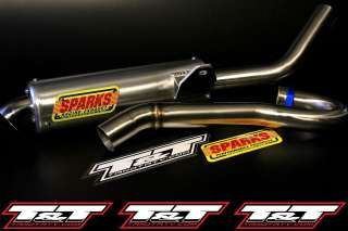 new sparks racing exhaust big core silencer complete full x6 system 